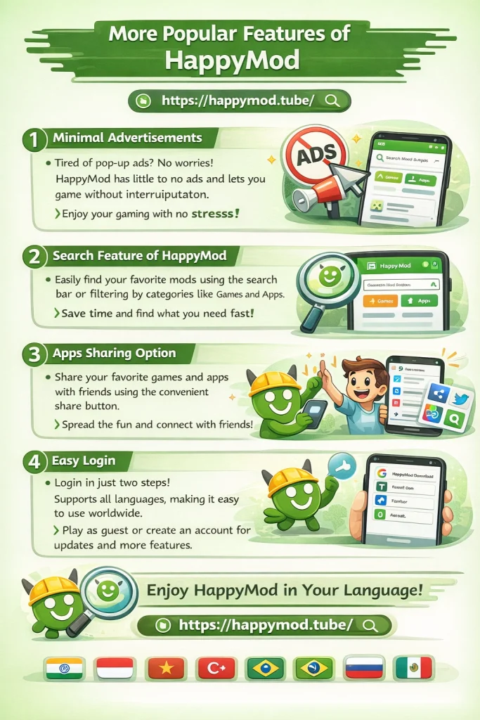 More Popular Features of HappyMod