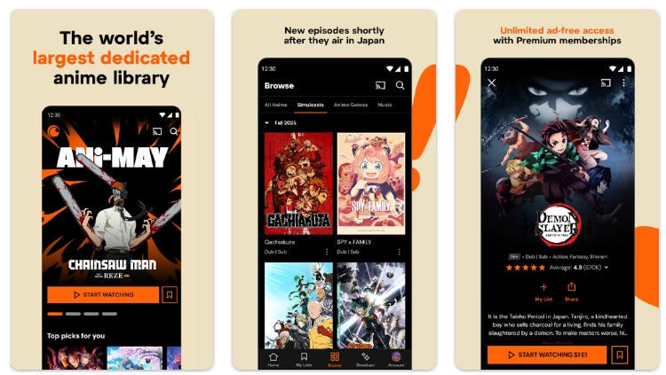 Crunchyroll Mod Apk Image 1