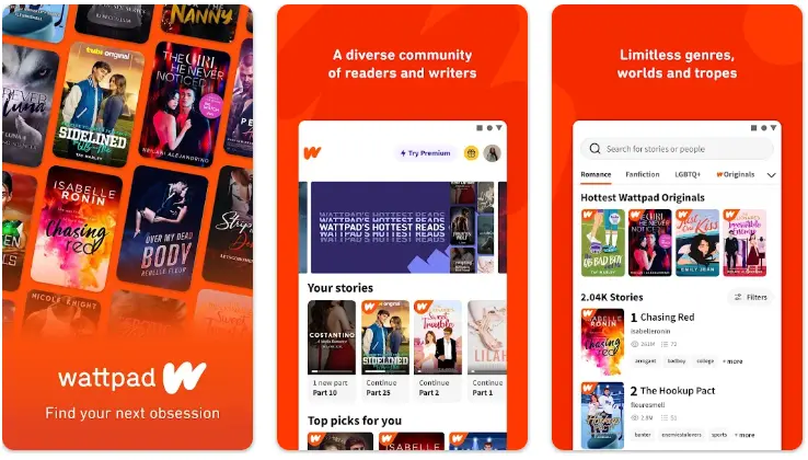 Wattpad Mod APK Image 1