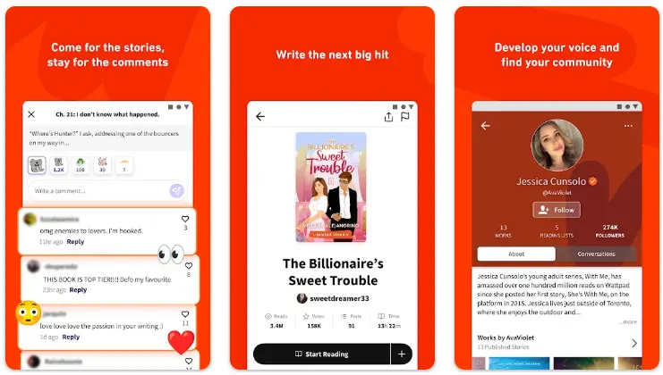 Wattpad Mod APK Image 2