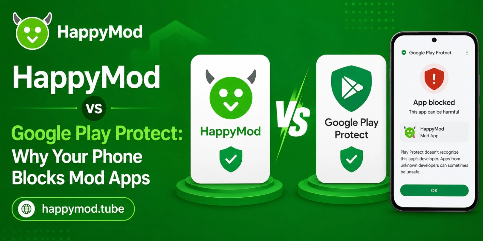 Happymod Google Play Protect Blocks