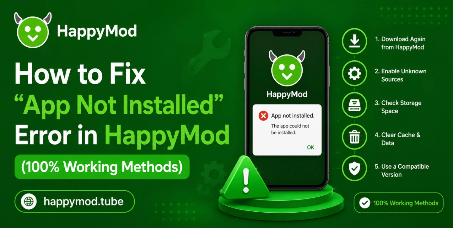 How to Fix App Not Installed Error in HappyMod