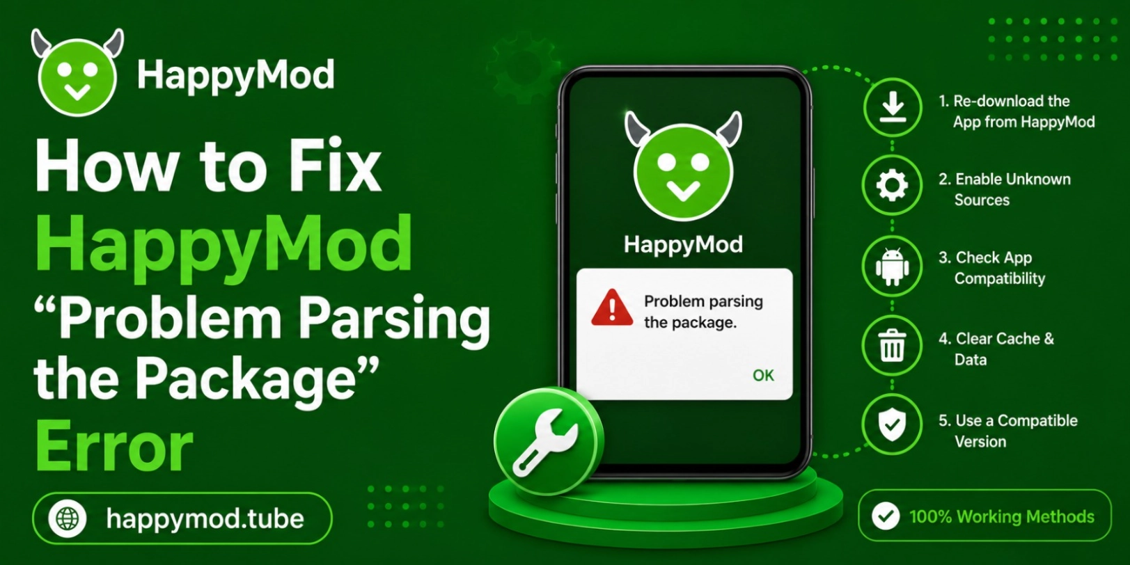 How to Fix HappyMod Problem Parsing the Package Error