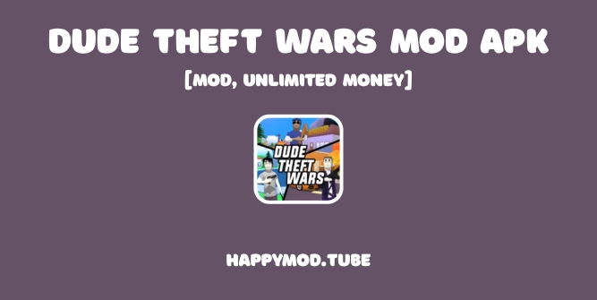 Dude Theft Wars Mod Apk Featured Image