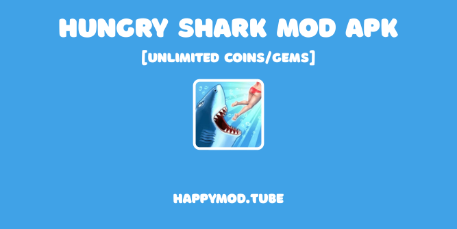 Hungry Shark Mod Apk Featured Image