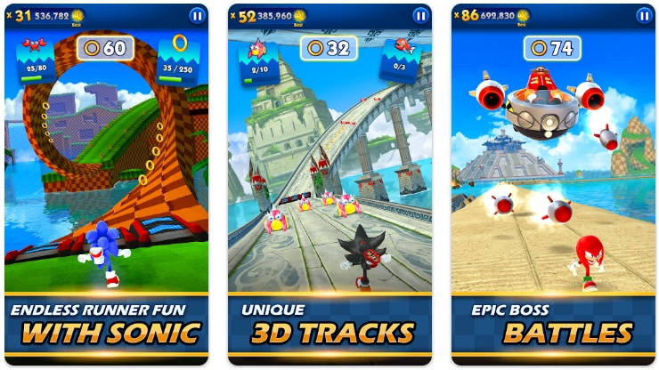 Sonic Dash Mod Apk Image 1