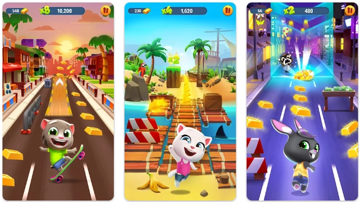 Talking Tom Gold Run Mod Apk Image 1