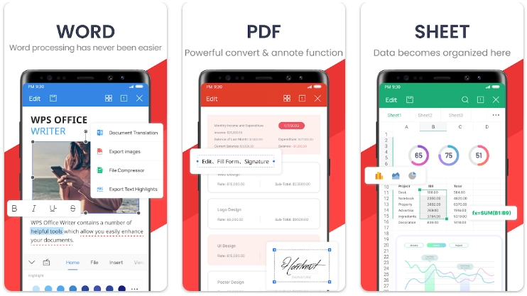 WPS Office Mod Apk Image 1